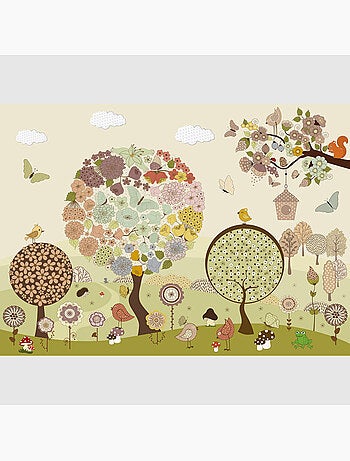 Papier peint intissé - Arbre à fleurs - 375x270 cm