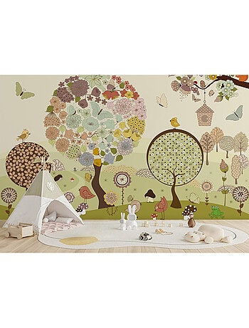 Papier peint intissé - Arbre à fleurs - 375x270 cm