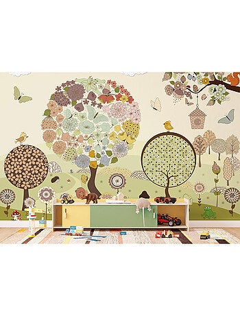 Papier peint intissé - Arbre à fleurs - 375x270 cm