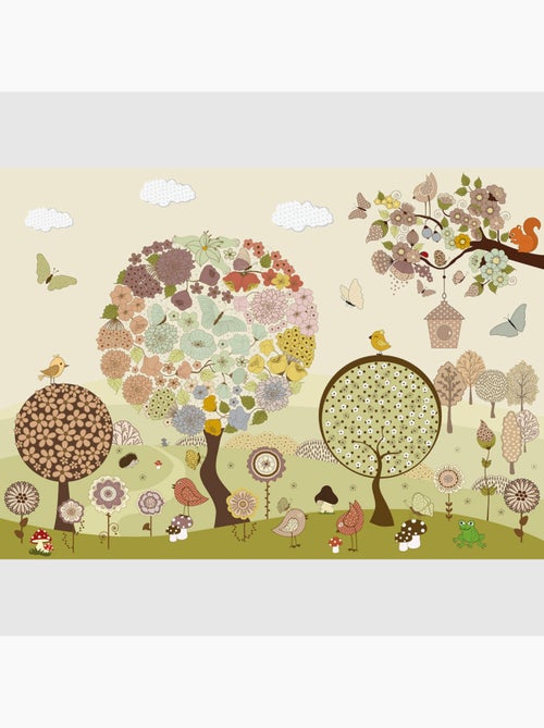 Papier peint intissé - Arbre à fleurs - 375x270 cm - Kiabi