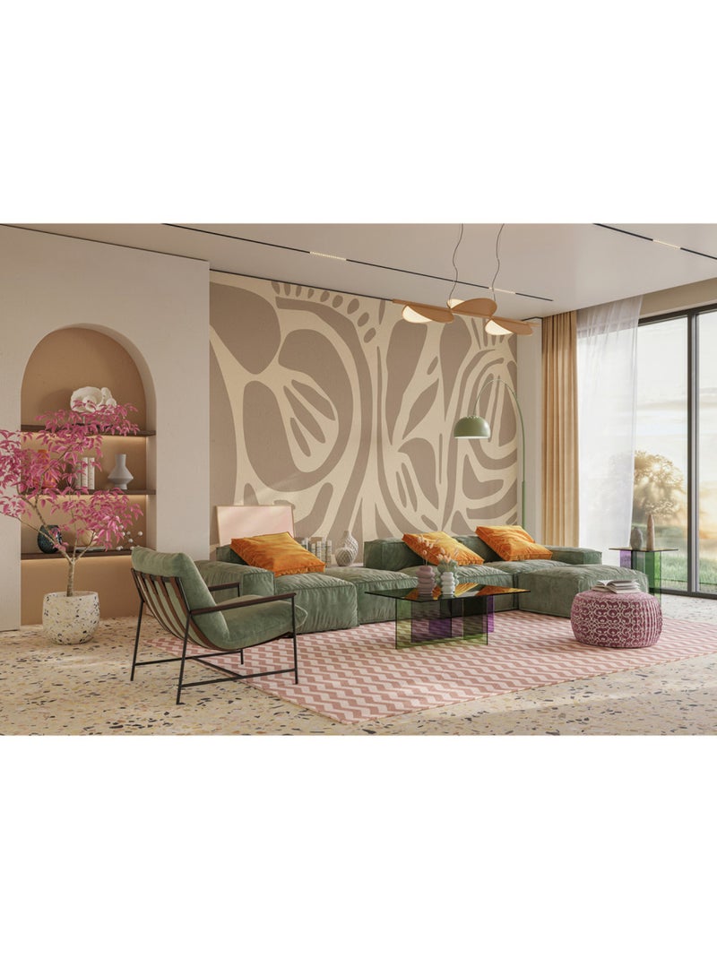 Papier peint intissé - Arrière-plan sans raccord - 375x270 cm Multicolore - Kiabi