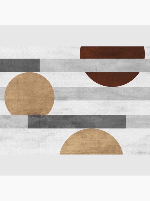 Papier peint intissé - Art géométrique moderne - 375x270 cm - Kiabi