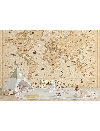 Papier peint intissé - Atlas ancien - 375x270 cm