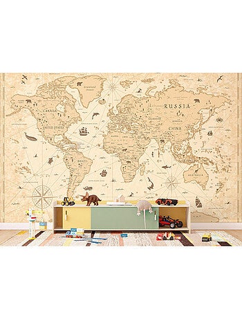 Papier peint intissé - Atlas ancien - 375x270 cm