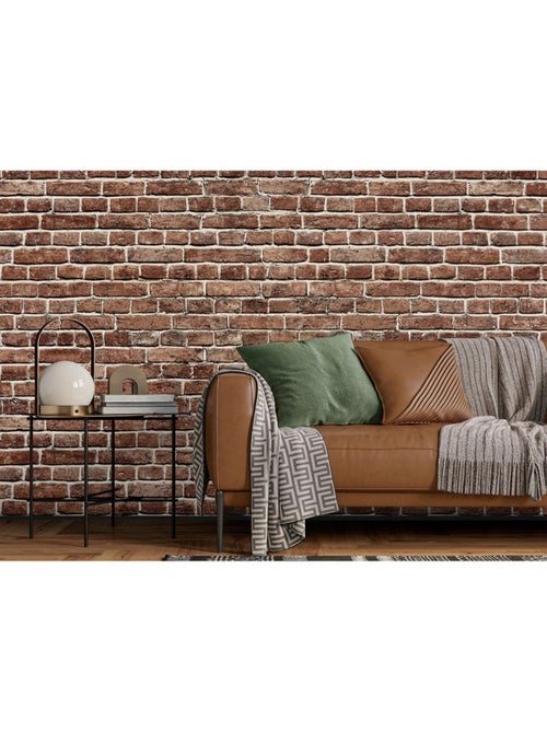 Papier peint intissé - Briques des Midlands - 375x270 cm - Kiabi