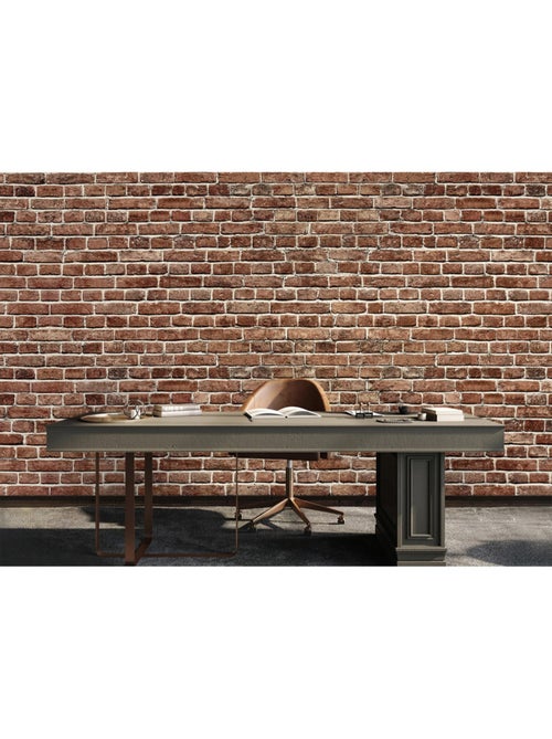 Papier peint intissé - Briques des Midlands - 375x270 cm - Kiabi