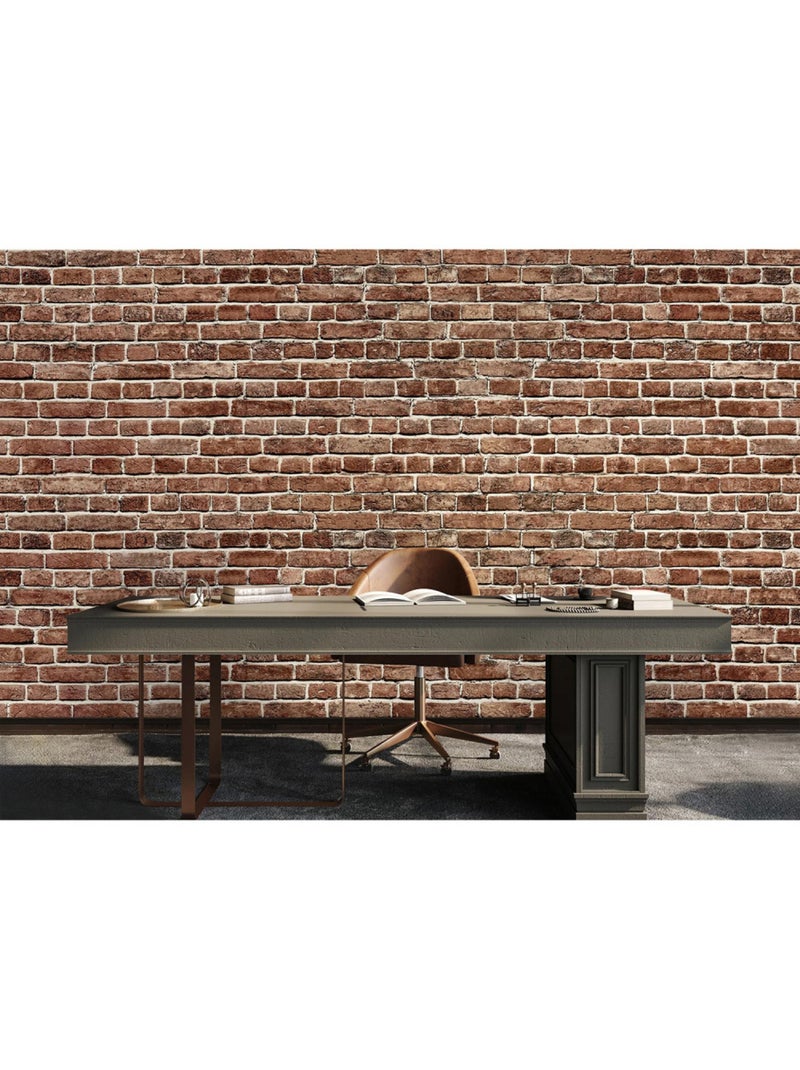 Papier peint intissé - Briques des Midlands - 375x270 cm Multicolore - Kiabi