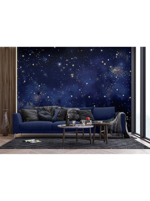 Papier peint intissé - Ciel nocturne - 375x270 cm - Kiabi
