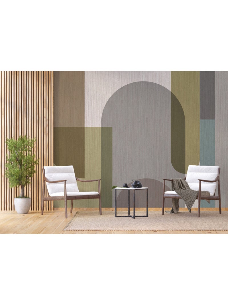 Papier peint intissé - Composition d'olives - 375x270 cm Multicolore - Kiabi