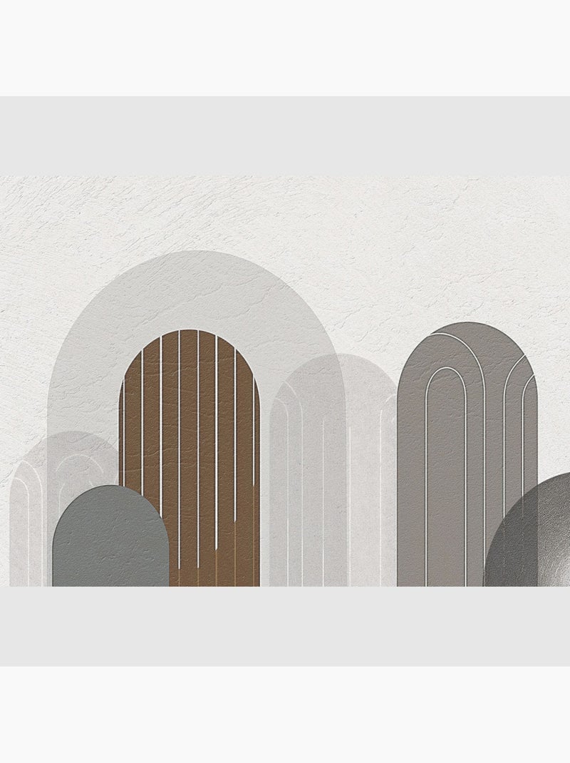 Papier peint intissé - Composition minimaliste - 375x270 cm Multicolore - Kiabi