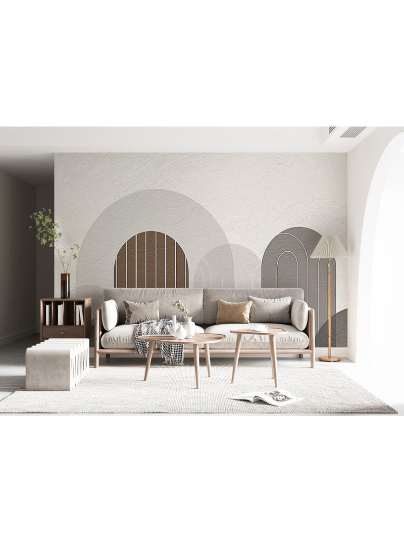 Papier peint intissé - Composition minimaliste - 375x270 cm Multicolore - Kiabi