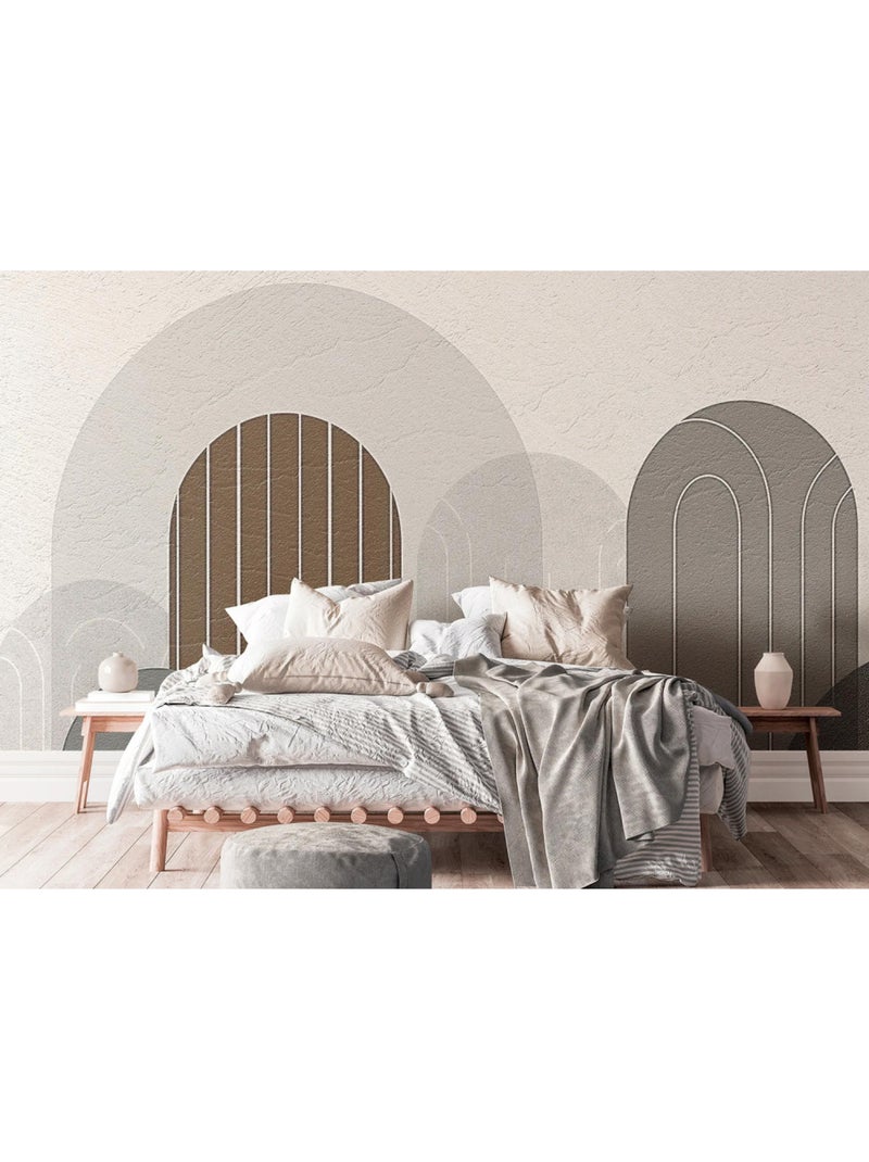 Papier peint intissé - Composition minimaliste - 375x270 cm Multicolore - Kiabi