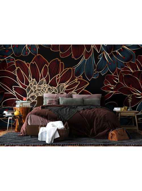 Papier peint intissé - Composition riche - 375x270 cm - Kiabi