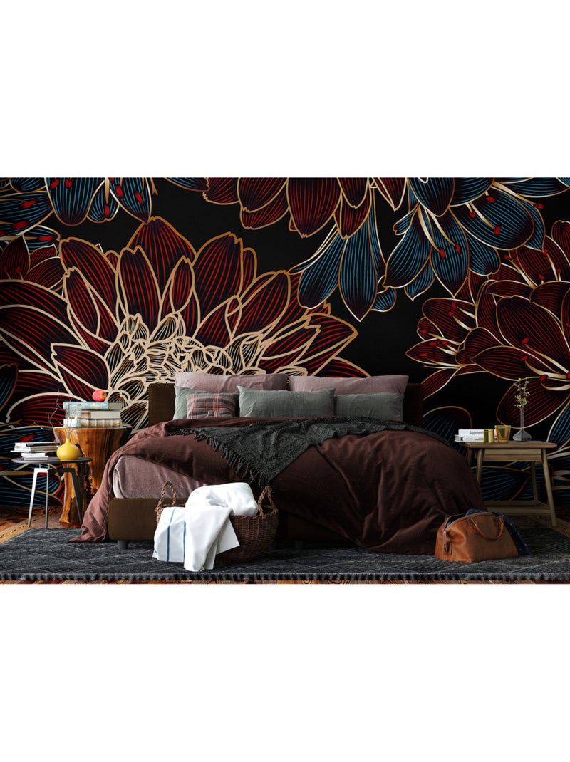 Papier peint intissé - Composition riche - 375x270 cm Multicolore - Kiabi