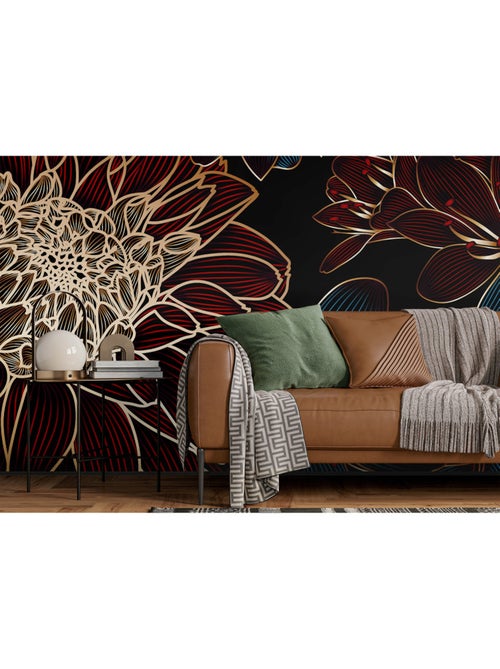 Papier peint intissé - Composition riche - 375x270 cm - Kiabi