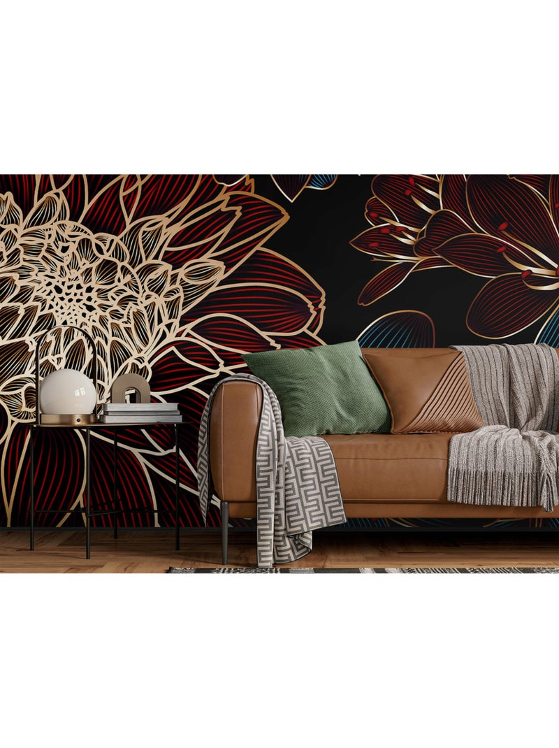 Papier peint intissé - Composition riche - 375x270 cm Multicolore - Kiabi