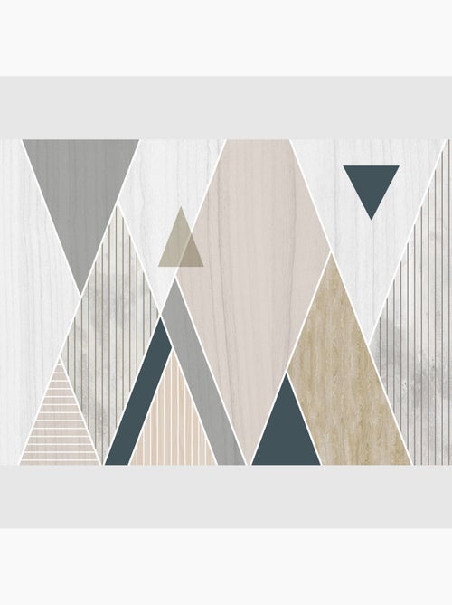 Papier peint intissé - Composition triangulaire - 375x270 cm - Kiabi