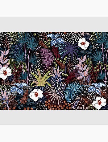 Papier peint intissé - Croquis tropical - 375x270 cm