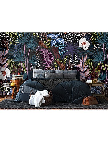 Papier peint intissé - Croquis tropical - 375x270 cm