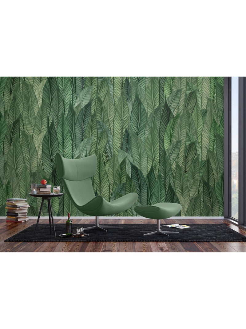 Papier peint intissé - Dense et luxuriant - 375x270 cm Multicolore - Kiabi