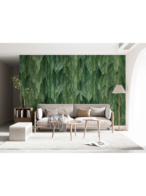 Papier peint intissé - Dense et luxuriant - 375x270 cm - Kiabi
