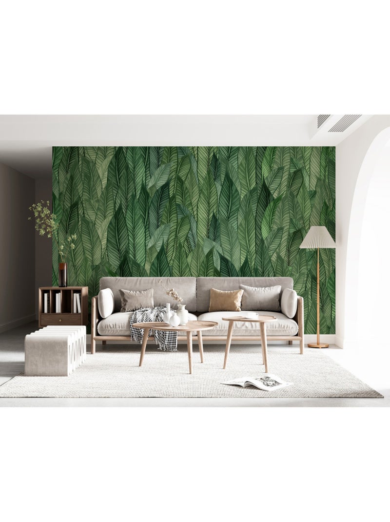 Papier peint intissé - Dense et luxuriant - 375x270 cm Multicolore - Kiabi