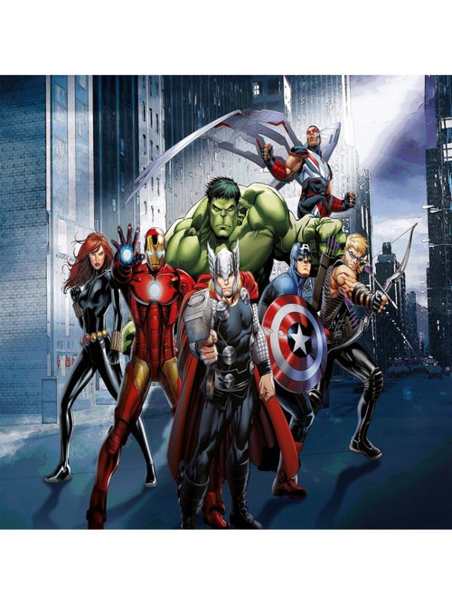 Papier peint intissé - Disney Marvel Avengers au combat - 360 cm x 270 cm - Kiabi