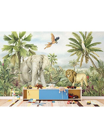 Papier peint intissé - Éléphant de la jungle - 375x270 cm