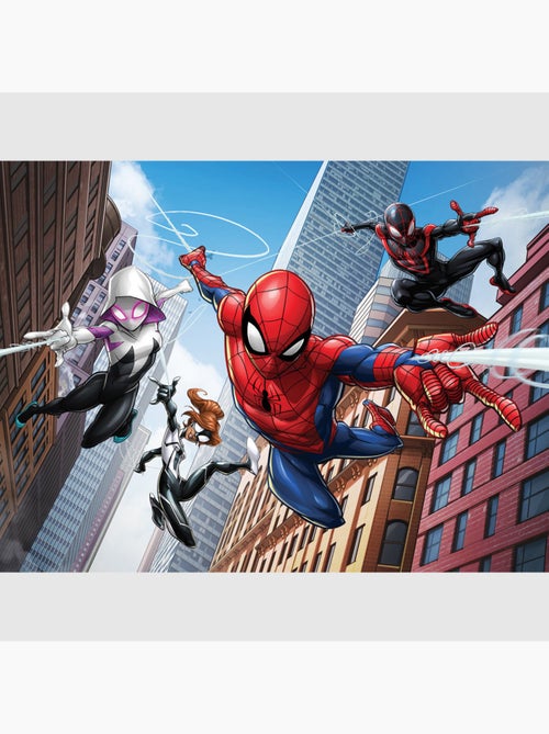 Papier peint intissé - Équipe Marvel Spider-Man - 360x270 cm - Kiabi