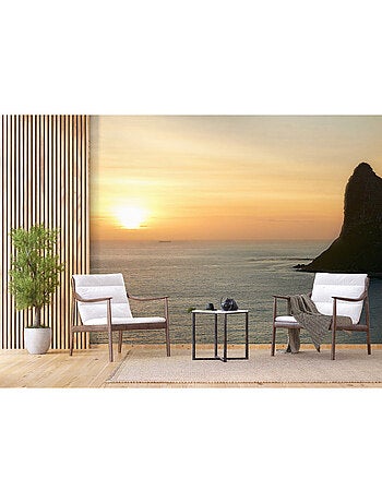 Papier peint intissé - Falaise du coucher de soleil - 375x270 cm