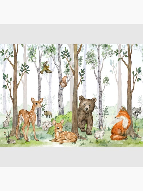 Papier peint intissé - Faune - 375x270 cm - Kiabi