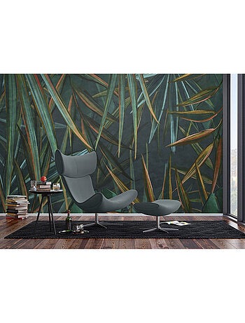 Papier peint intissé - Feuillage tropical luxuriant - 375x270 cm