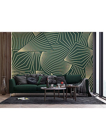 Papier peint intissé - Figures dorées - 375x270 cm