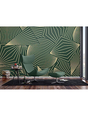 Papier peint intissé - Figures dorées - 375x270 cm