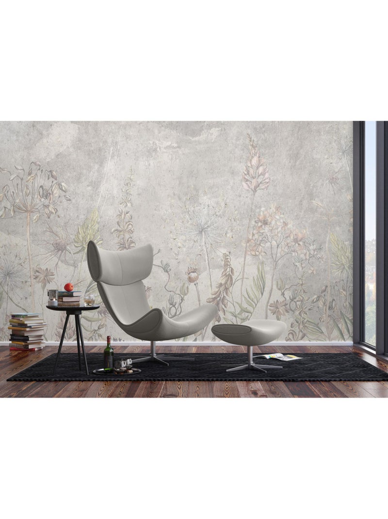 Papier peint intissé - Fleurs de jardin vintage - 375x270 cm Multicolore - Kiabi