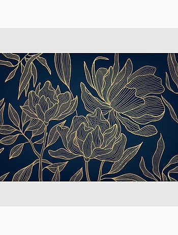 Papier peint intissé - Fleurs ondulées - 375x270 cm