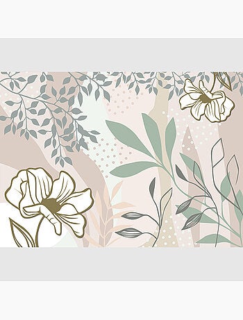 Papier peint intissé - Fleurs vectorielles - 375x270 cm