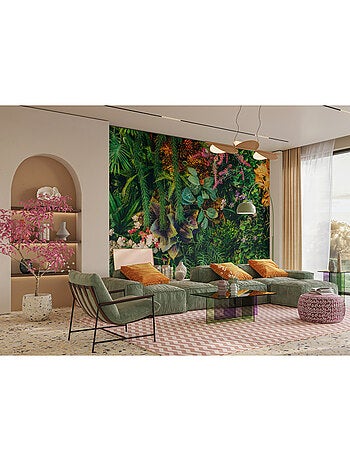 Papier peint intissé - Floraison au coucher du soleil - 375x270 cm