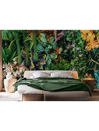 Papier peint intissé - Floraison au coucher du soleil - 375x270 cm