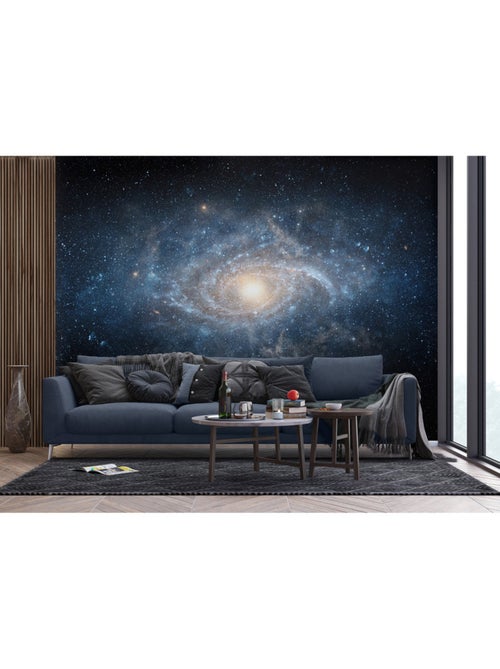 Papier peint intissé - Fond galactique - 375x270 cm - Kiabi