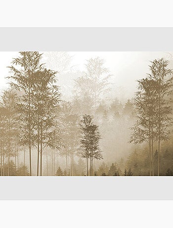 Papier peint intissé - Forêt sépia - 375x270 cm