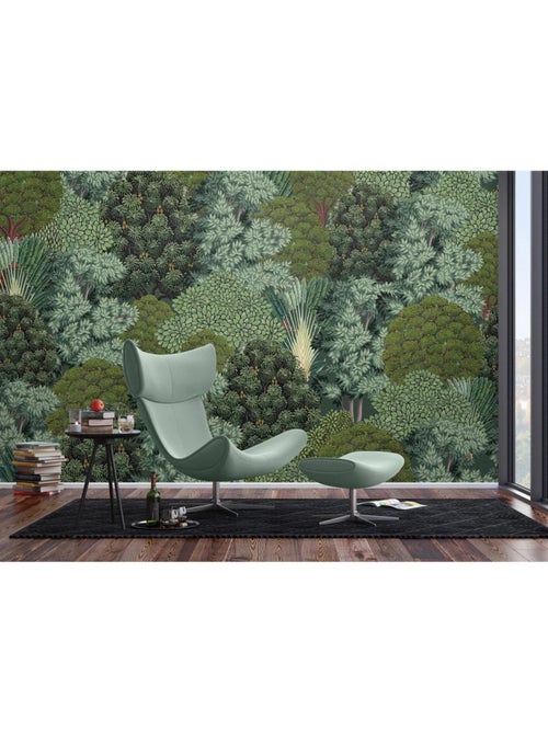 Papier peint intissé - Forêt vu du ciel - 375x270 cm - Kiabi