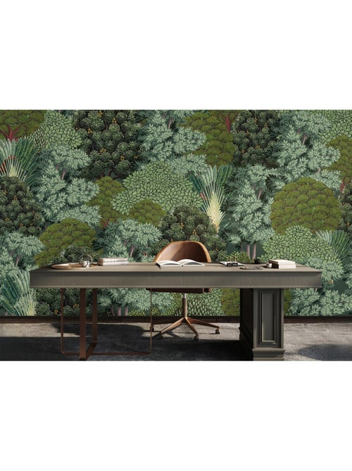 Papier peint intissé - Forêt vu du ciel - 375x270 cm - Kiabi