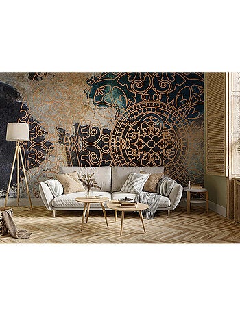 Papier peint intissé - Fumées bleues - 375x270 cm
