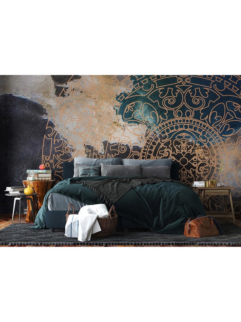 Papier peint intissé - Fumées bleues - 375x270 cm Multicolore - Kiabi