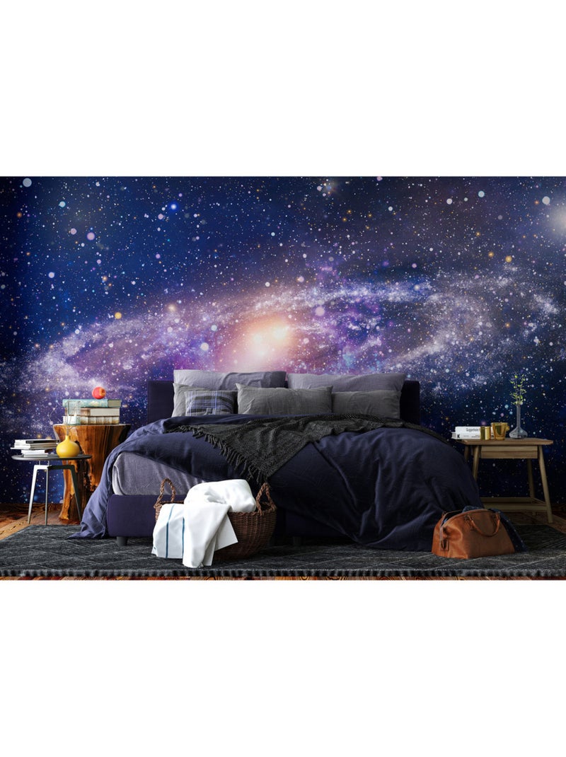 Papier peint intissé - Galaxie - 375x270 cm Multicolore - Kiabi