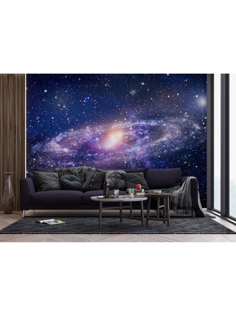 Papier peint intissé - Galaxie - 375x270 cm Multicolore - Kiabi