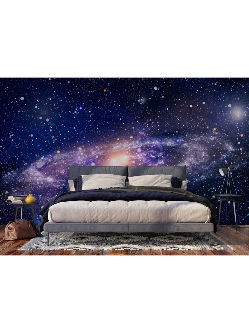 Papier peint intissé - Galaxie - 375x270 cm Multicolore - Kiabi