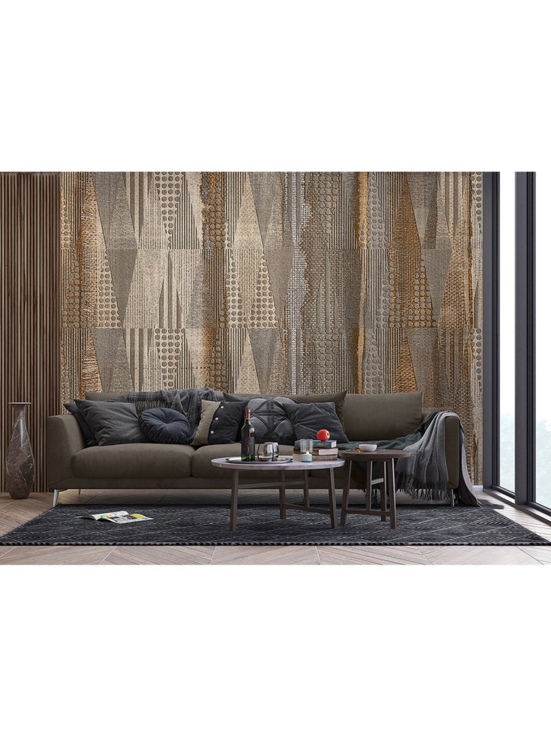 Papier peint intissé - Grunge royal - 375x270 cm Multicolore - Kiabi