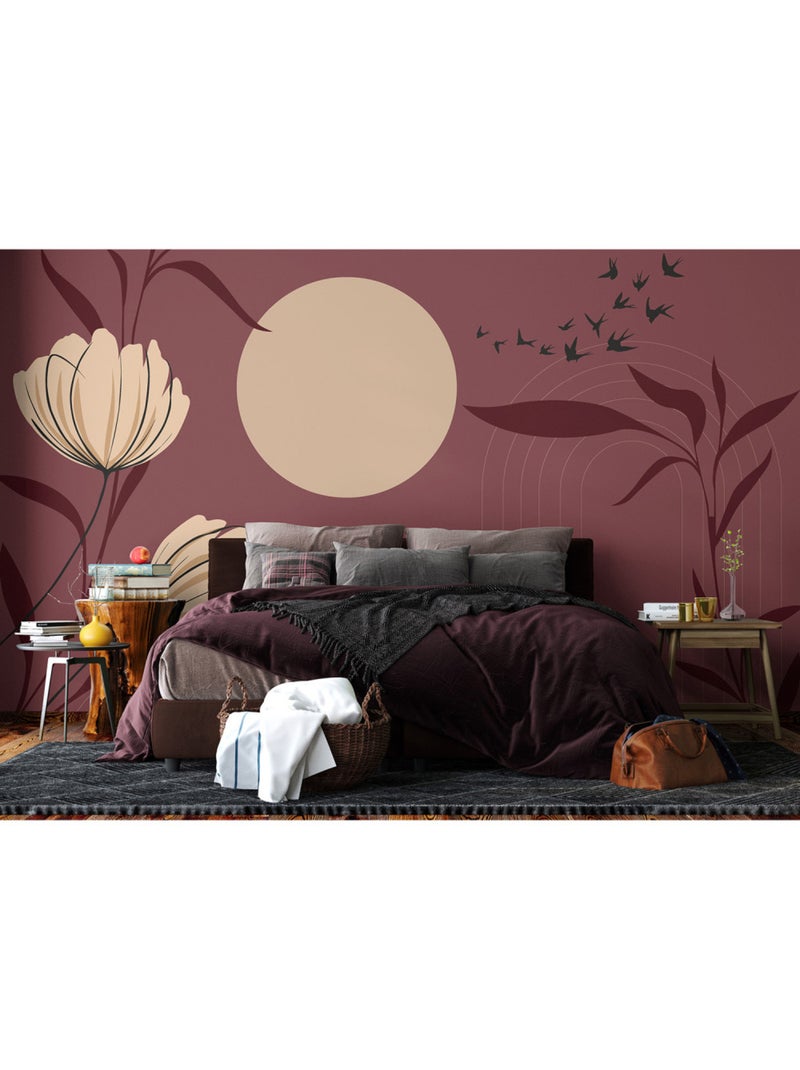 Papier peint intissé - Jardin chinois - 375x270 cm Multicolore - Kiabi